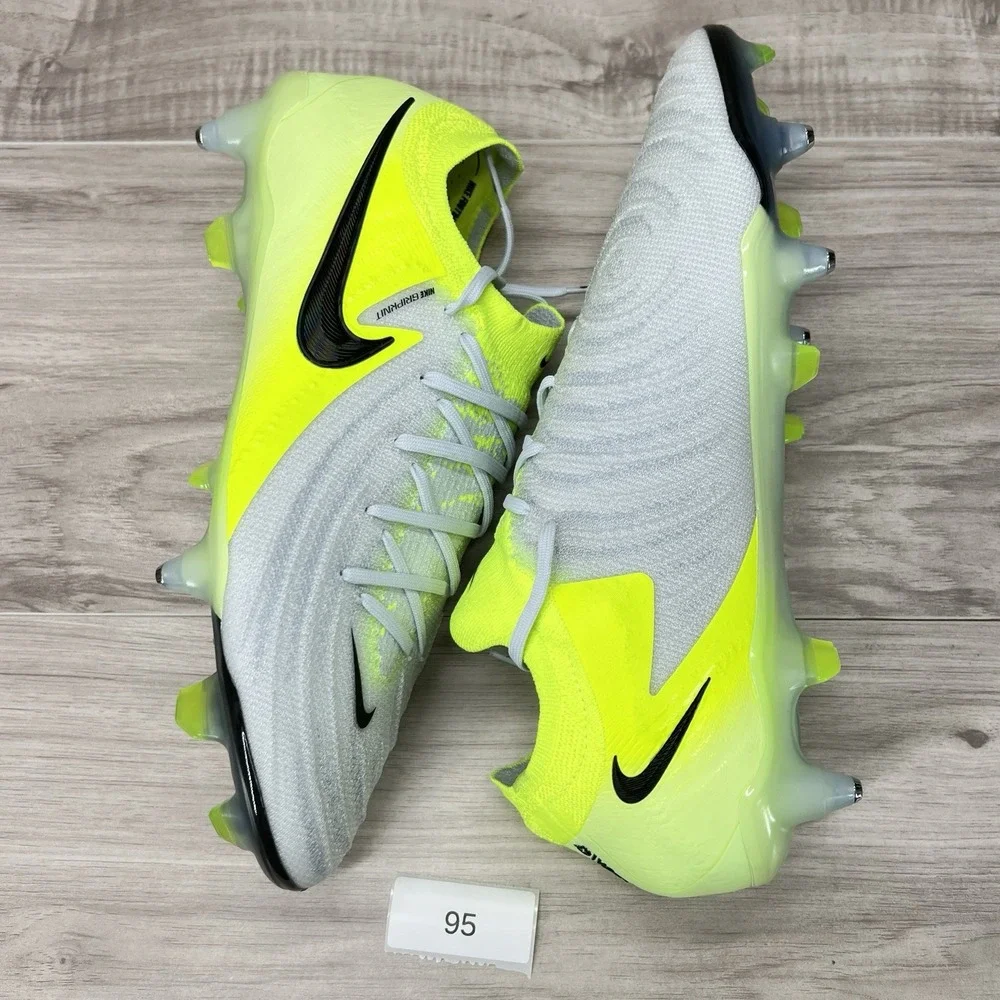 Nike Phantom GX II Elite SG Pro Yellow Soccer Cleats HF4356-003 Men's Size 10